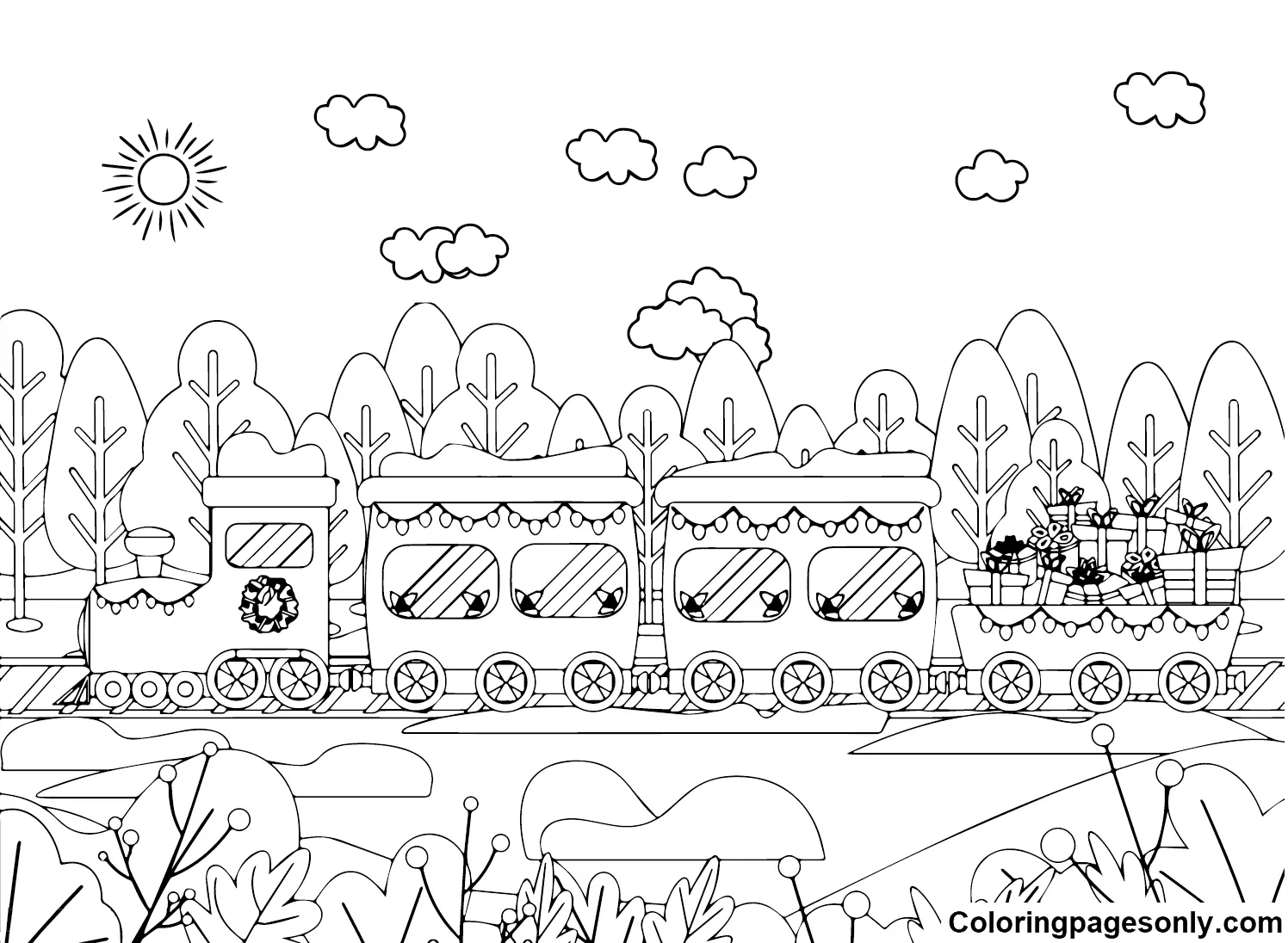 Train Coloring Pages
