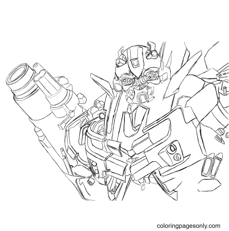 Desenhos de Transformers Para Colorir 134