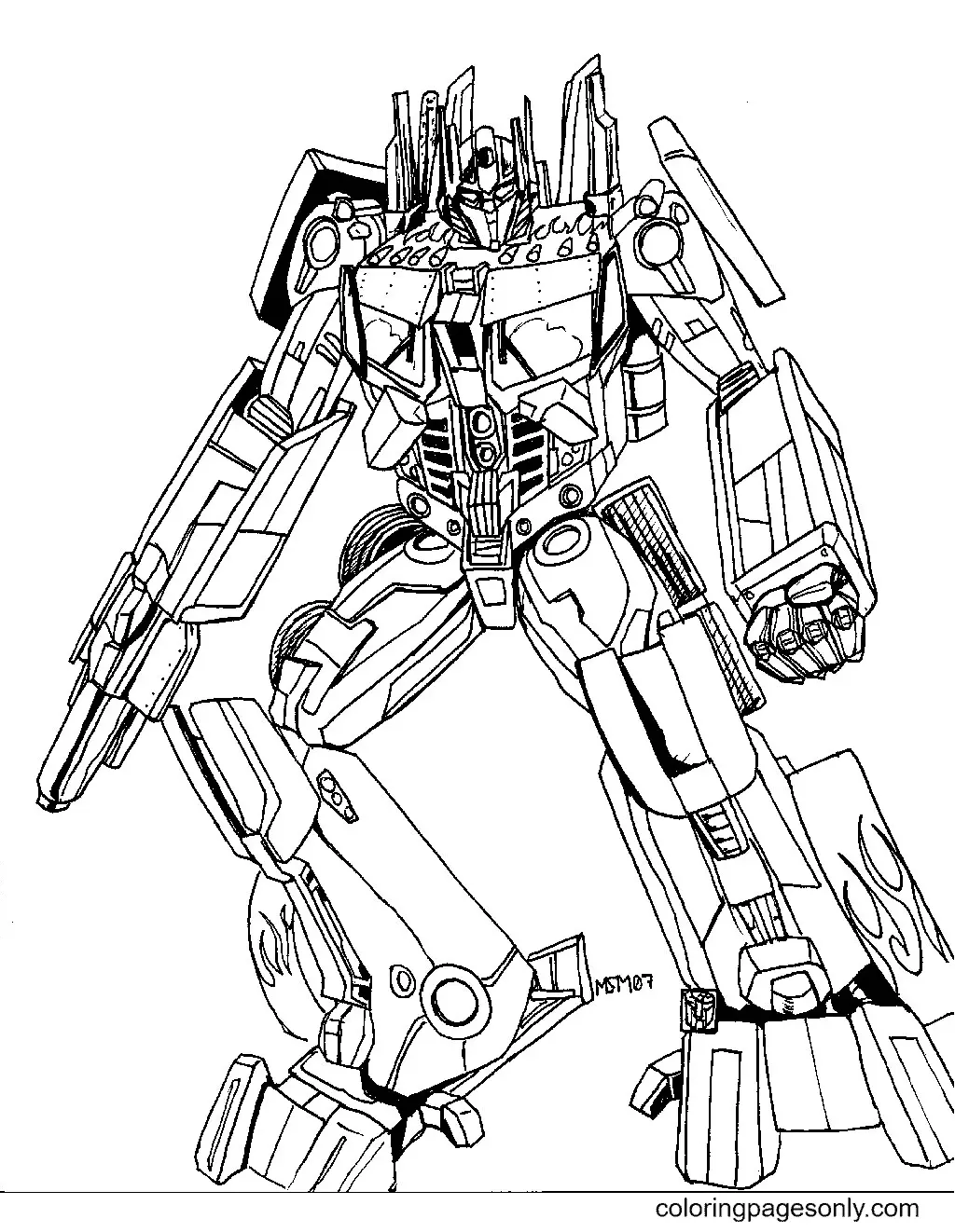 Transformers Ausmalbilder 142