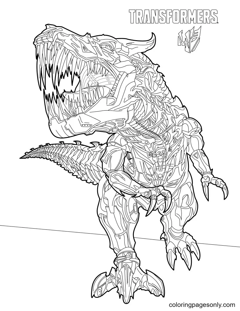 Desenhos de Transformers Para Colorir 145