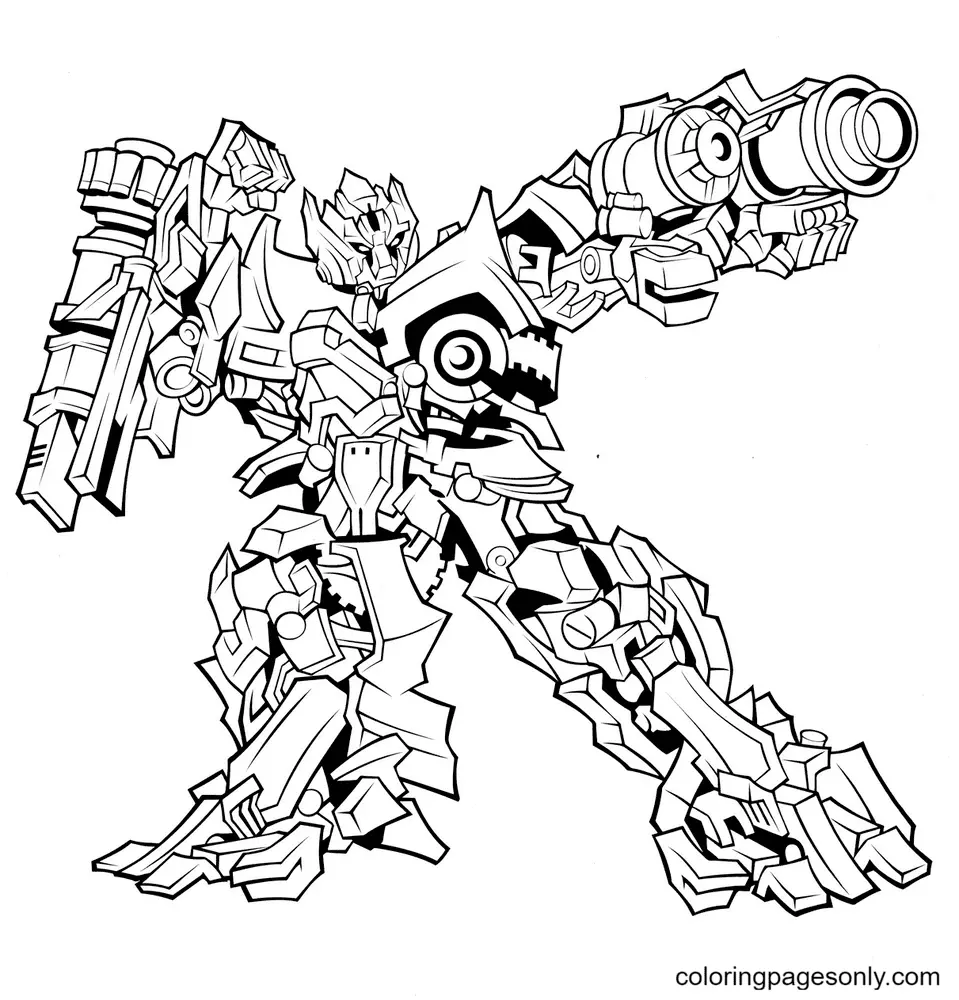 Transformers Para Colorear 16