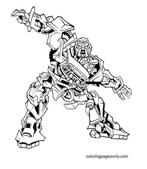 Transformers Para Colorear 19