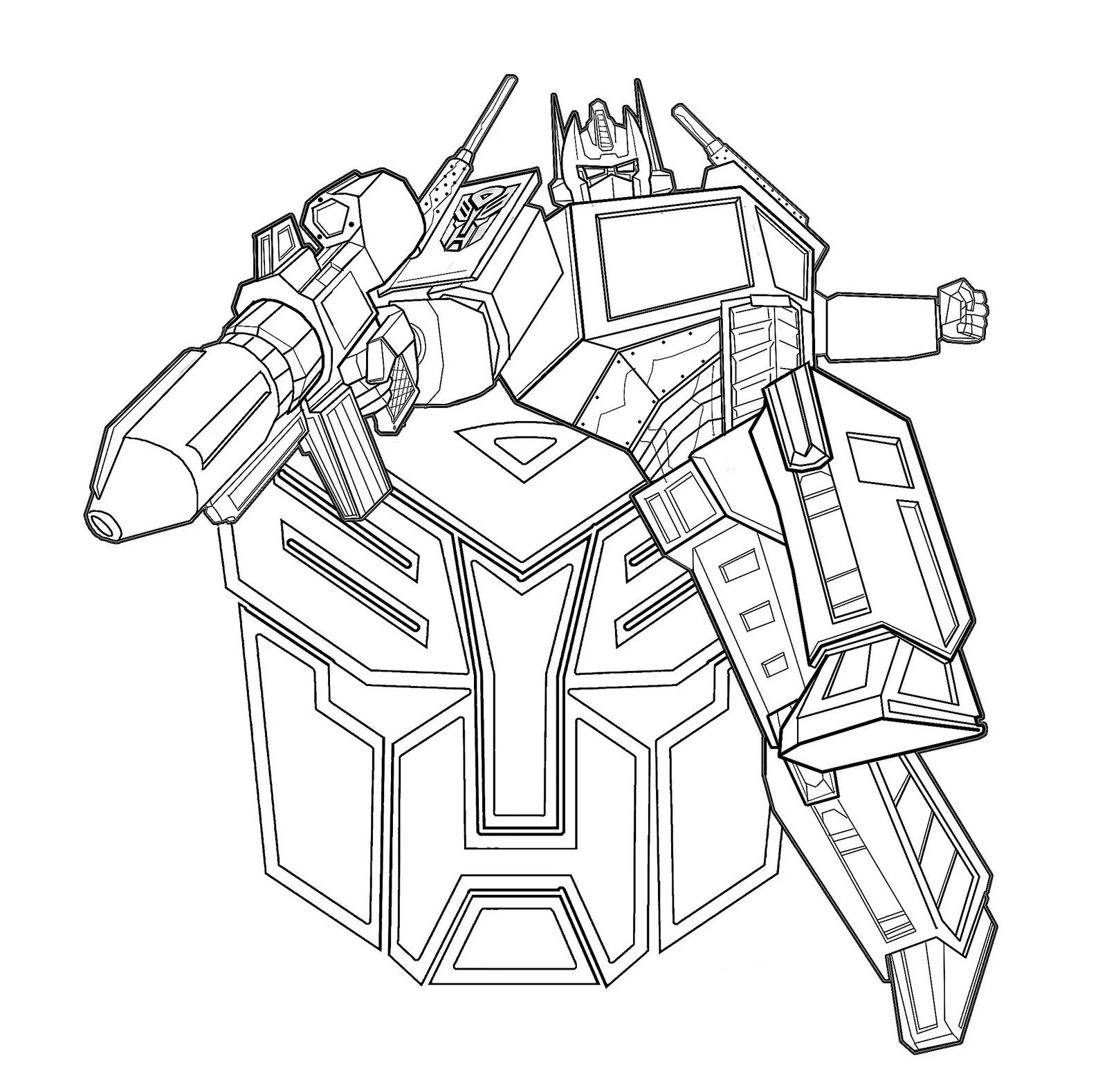 Desenhos de Transformers Para Colorir 50