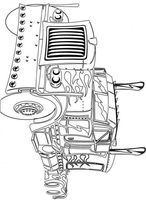 Desenhos de Transformers Para Colorir 73
