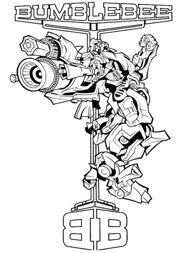 Transformers Para Colorear 98