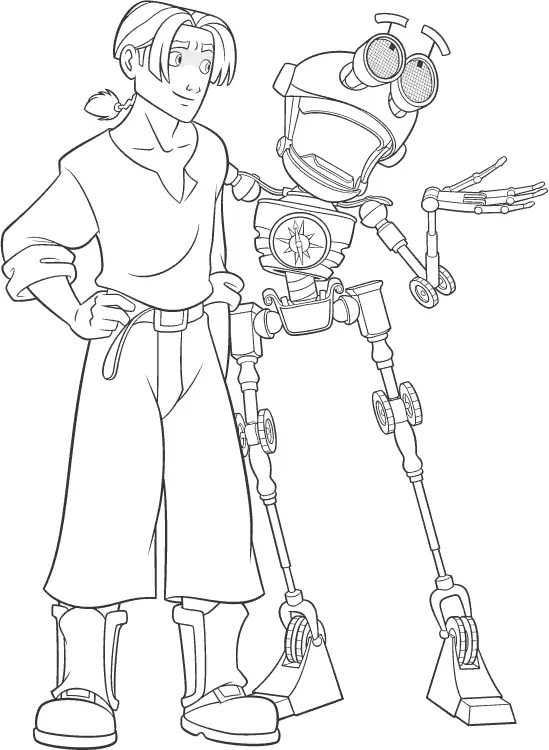 Treasure Planet Coloring Pages 26