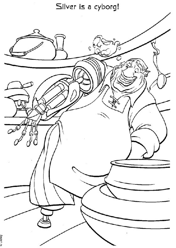 Treasure Planet Coloring Pages 30