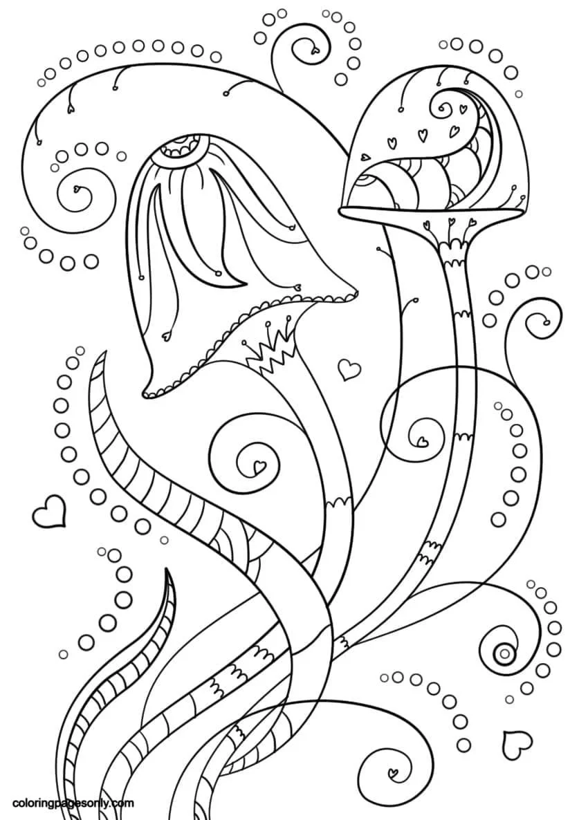 Trippy Ausmalbilder 11