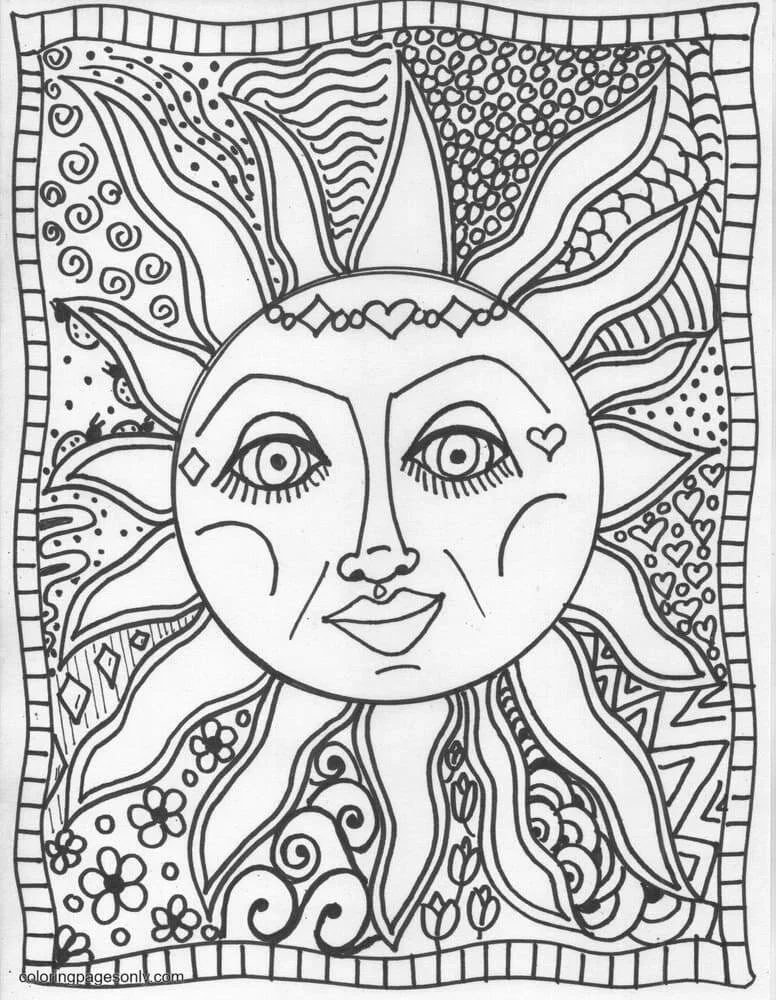 Trippy Coloring Pages 17