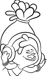 Desenhos de Trolls Para Colorir 19