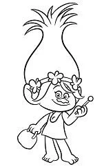 Desenhos de Trolls Para Colorir 3