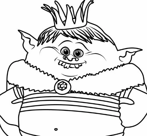 Desenhos de Trolls Para Colorir 8