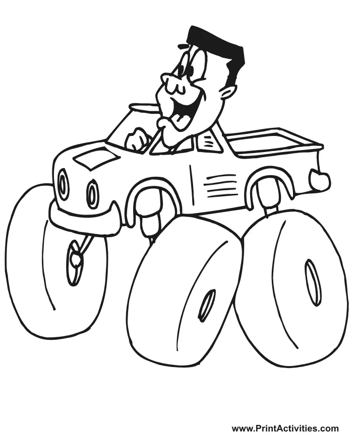 Truck Coloring Pages 15