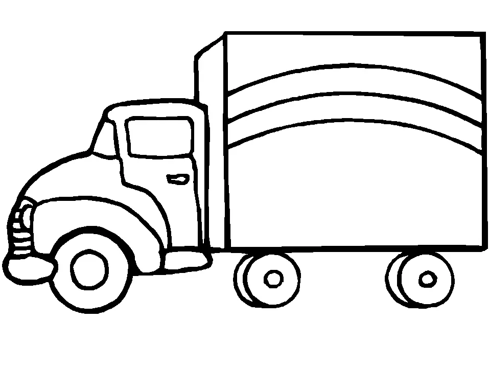 Truck Coloring Pages 23