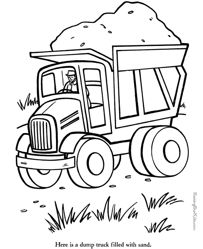 Truck Coloring Pages 3