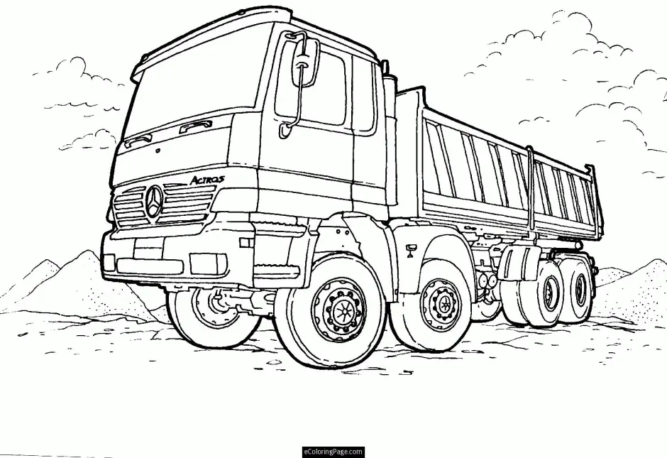 Truck Coloring Pages 32