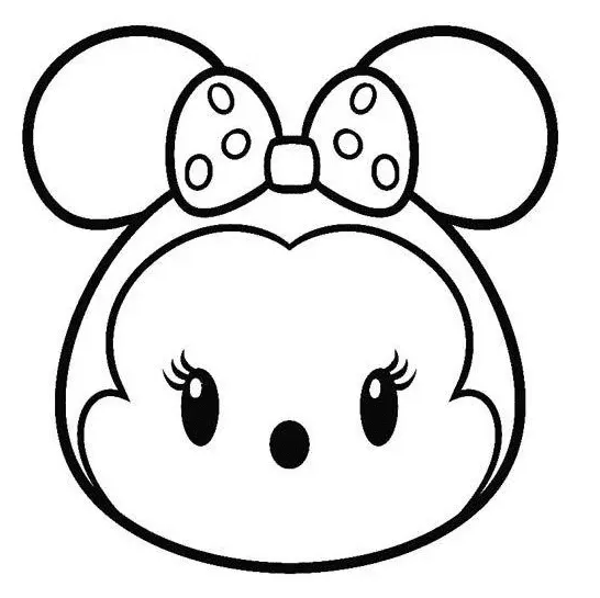 Tsum Tsum Coloring Pages 8