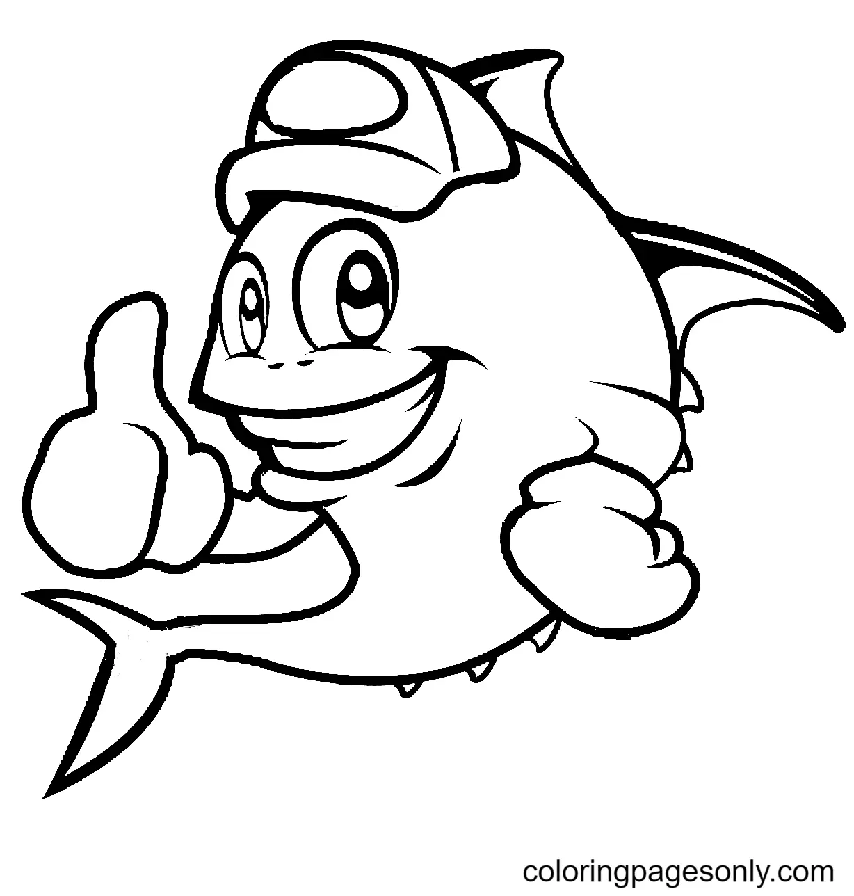 Tuna Coloring Pages 13