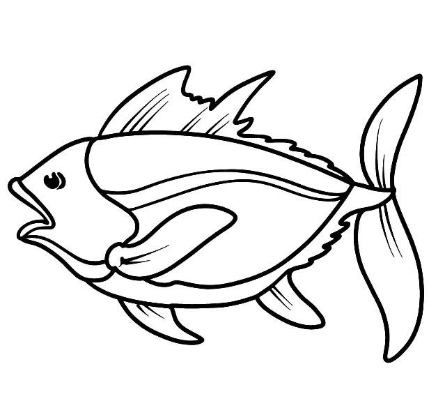 Tuna Coloring Pages 20