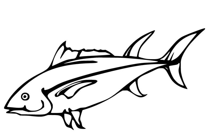 Tuna Coloring Pages 38