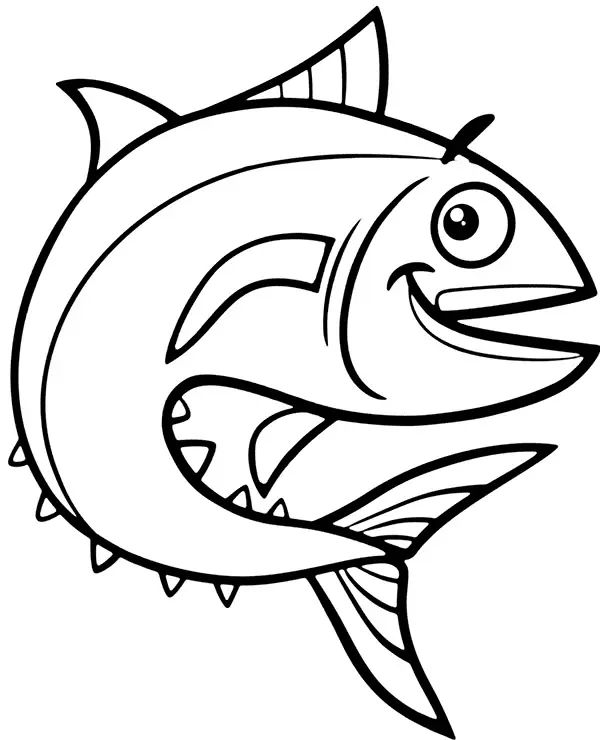 Tuna Coloring Pages 39