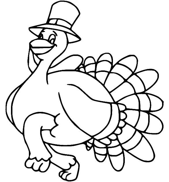 Pavo Para Colorear 49