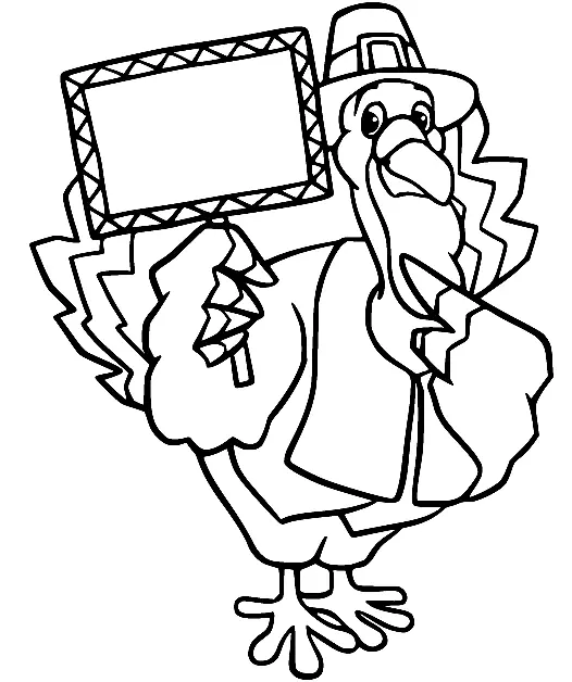 Pavo Para Colorear 87