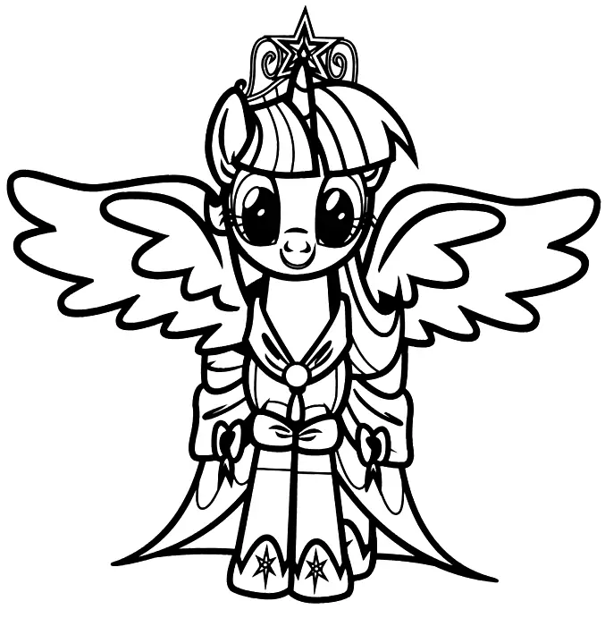 Twilight Sparkle Coloring Pages 21
