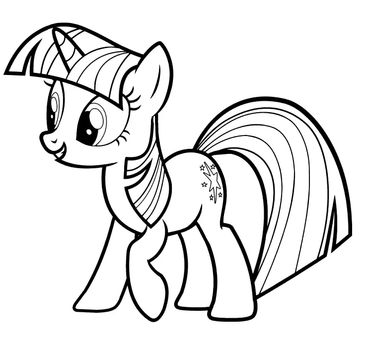 Twilight Sparkle Coloring Pages 24