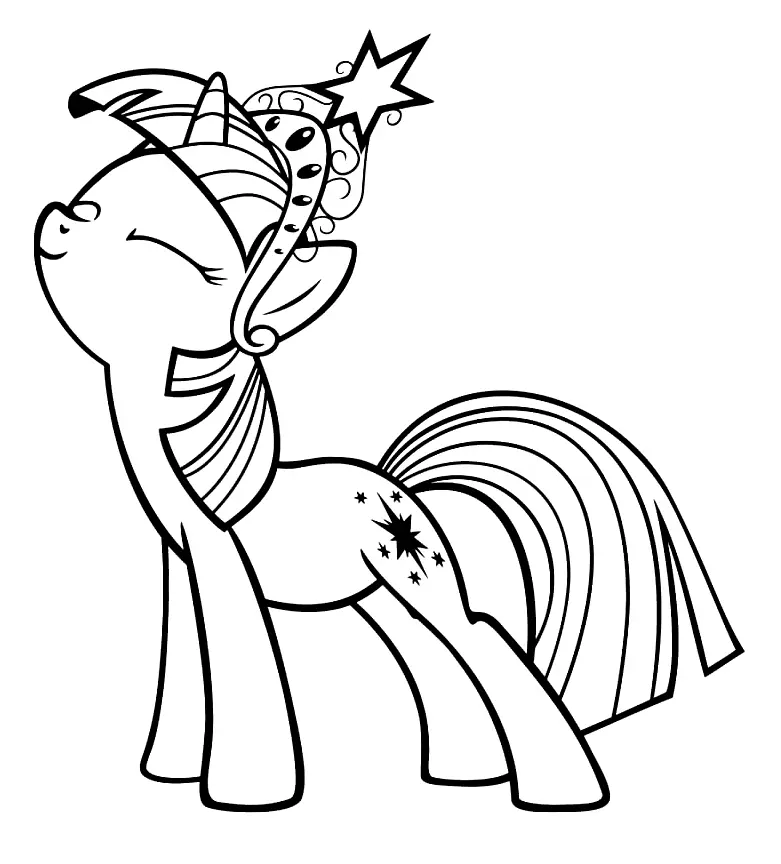 Twilight Sparkle Coloring Pages 30