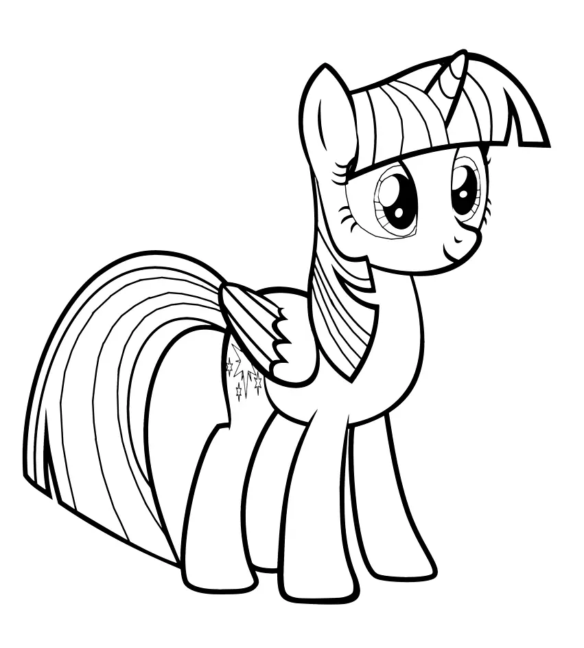 Twilight Sparkle Coloring Pages 40