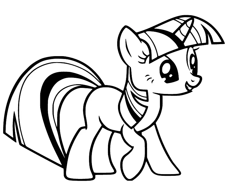 Twilight Sparkle Coloring Pages