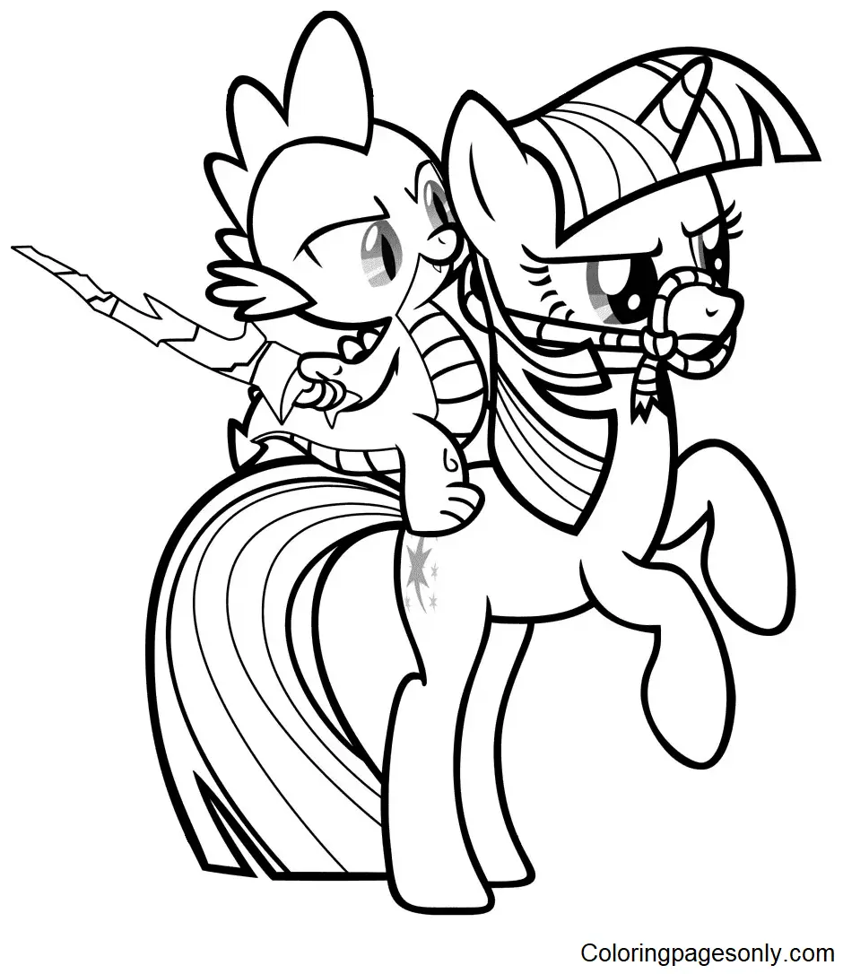 Twilight Sparkle Coloring Pages 6