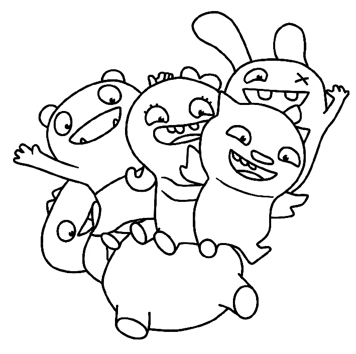 Uglydolls Para Colorear 15