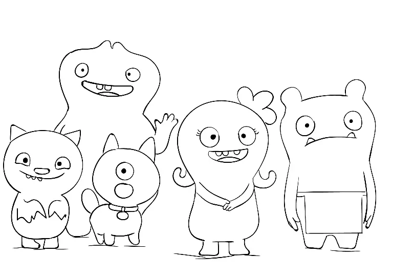 Uglydolls Para Colorear 3