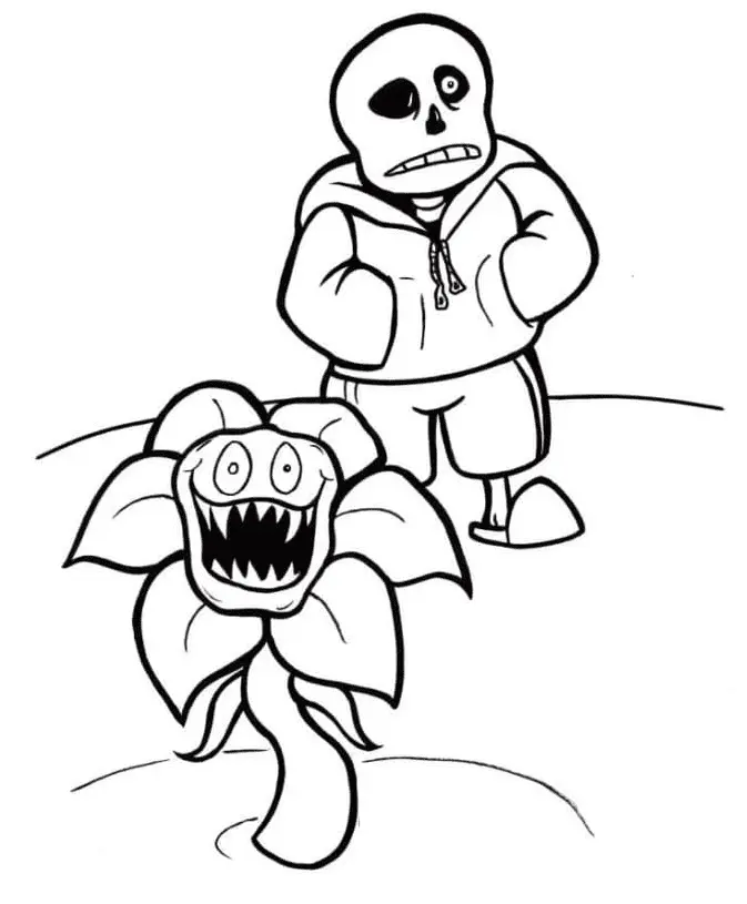 Undertale Ausmalbilder 14