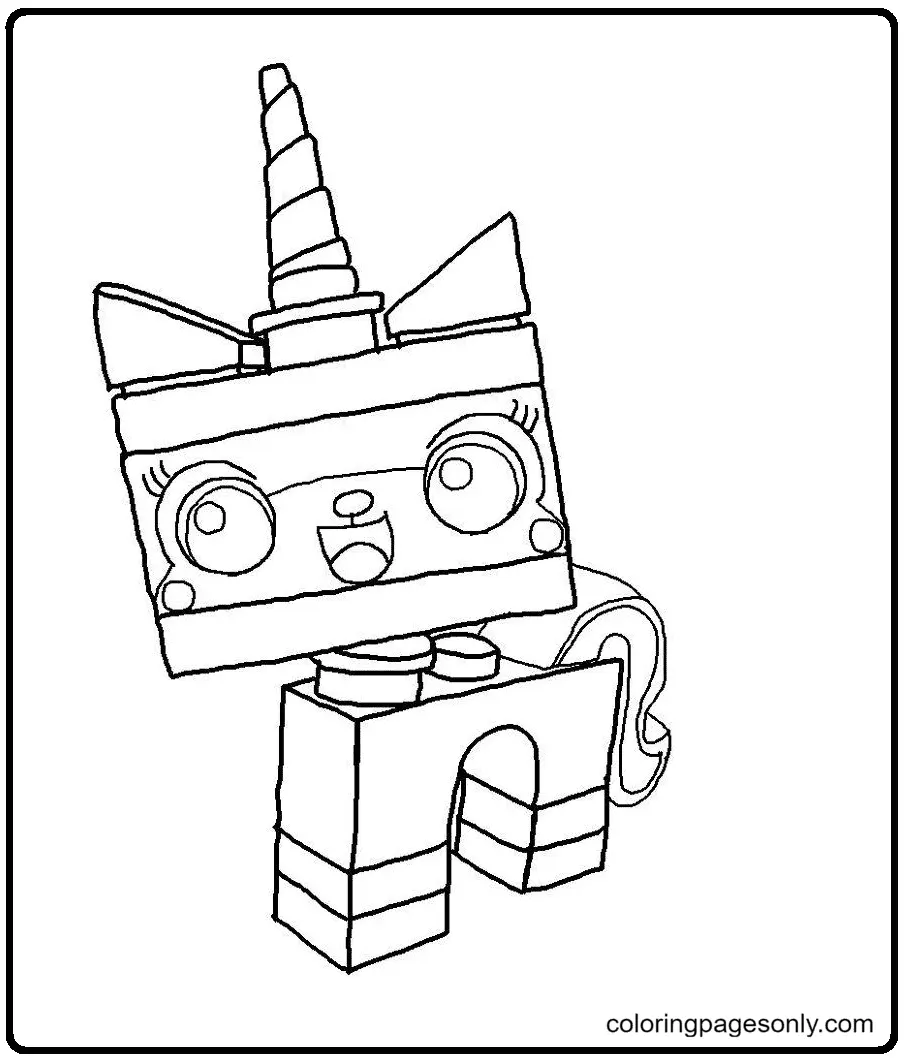 Unicorn Cat Coloring Pages 101