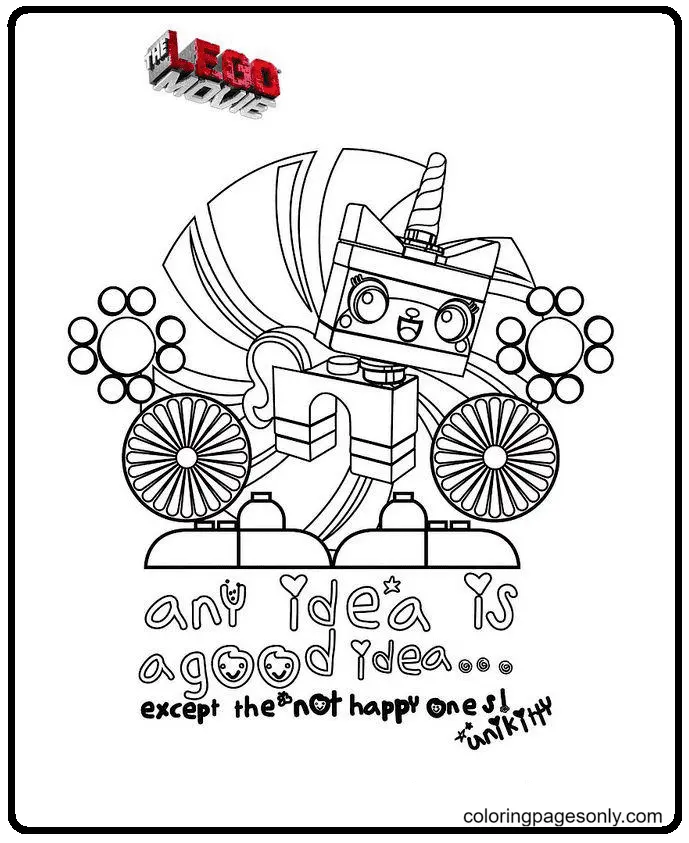 Unicorn Cat Coloring Pages 106