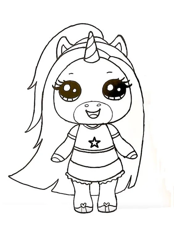 Desenhos de Gato Unicornio Para Colorir 31