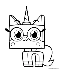Unicorn Cat Coloring Pages 51