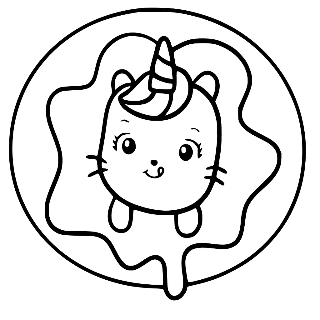 Unicorn Cat Coloring Pages 55