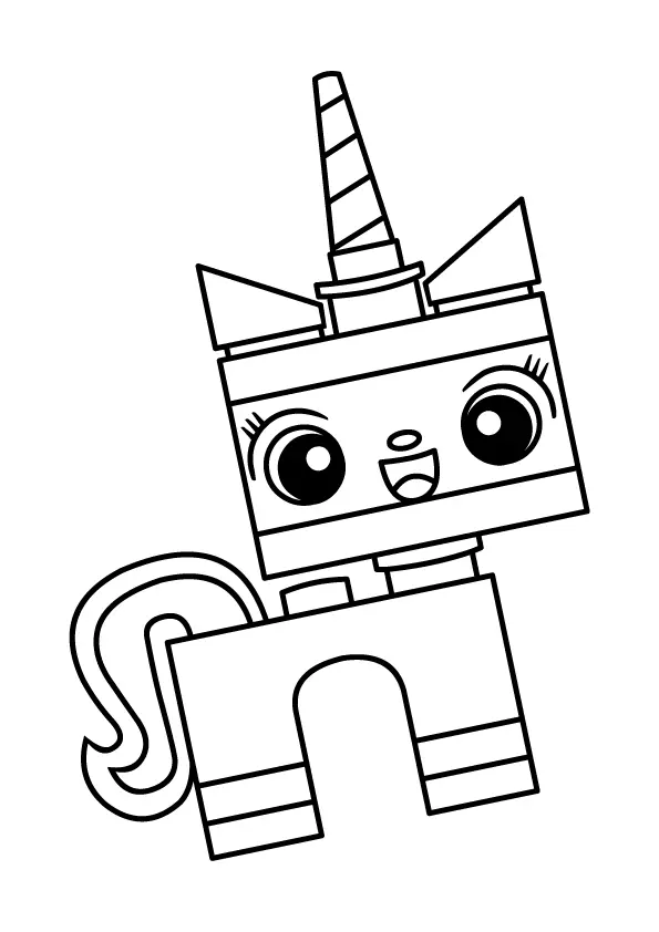 Unicorn Cat Coloring Pages 68