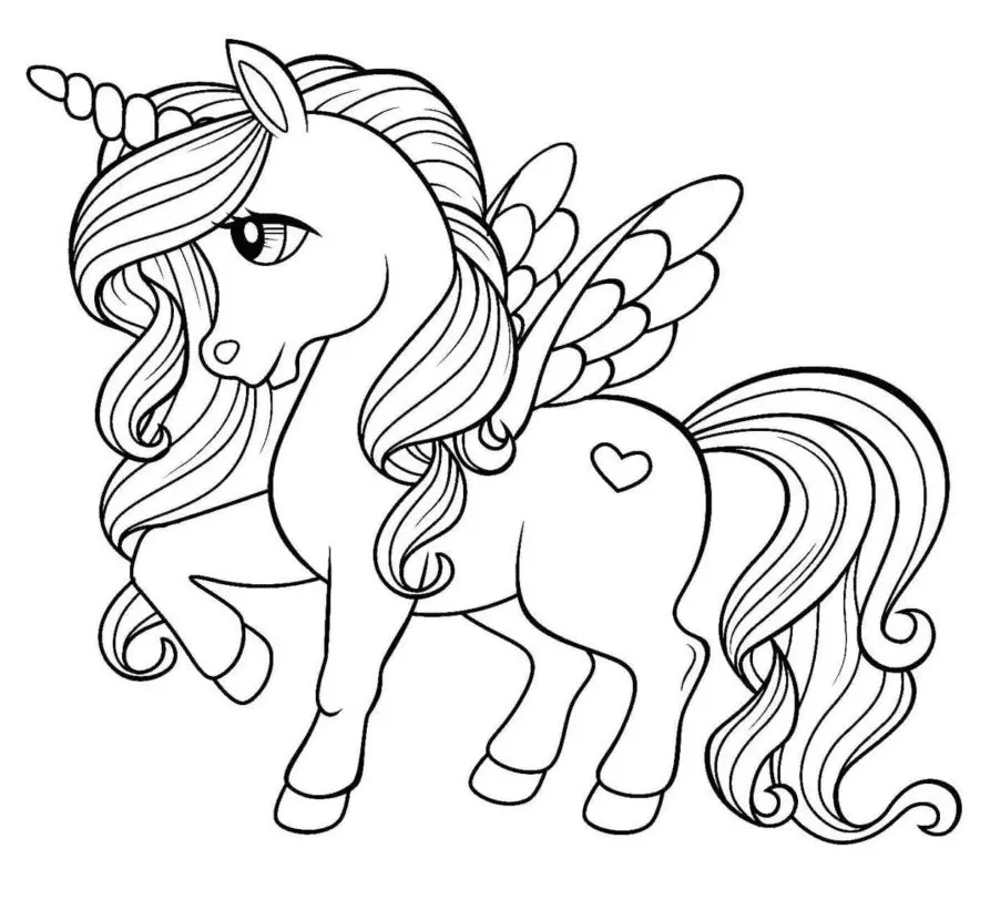 Desenhos de Unicorn Para Colorir 1