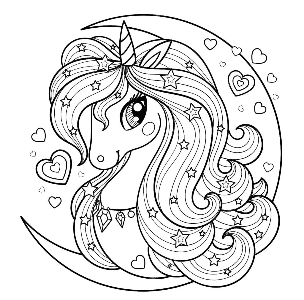 Desenhos de Unicorn Para Colorir 2