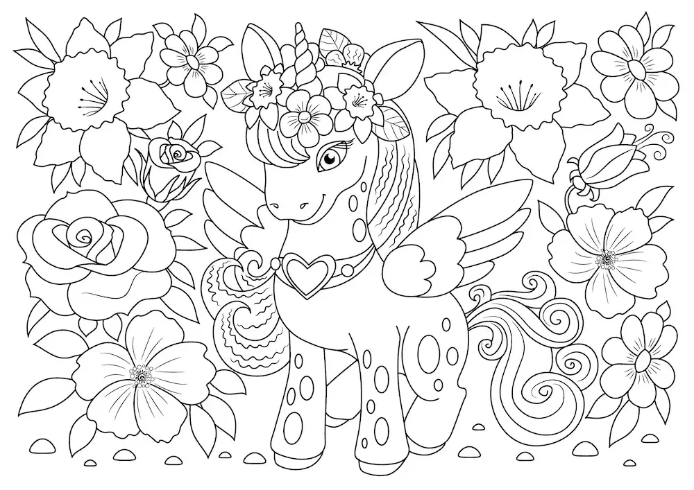 Desenhos de Unicorn Para Colorir 48