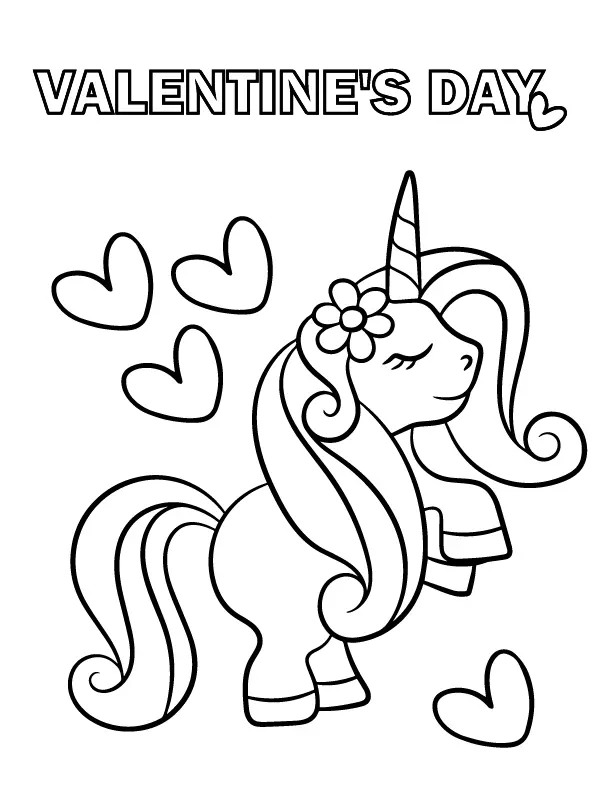 Desenhos de Unicornio Para Namorados Para Colorir 8