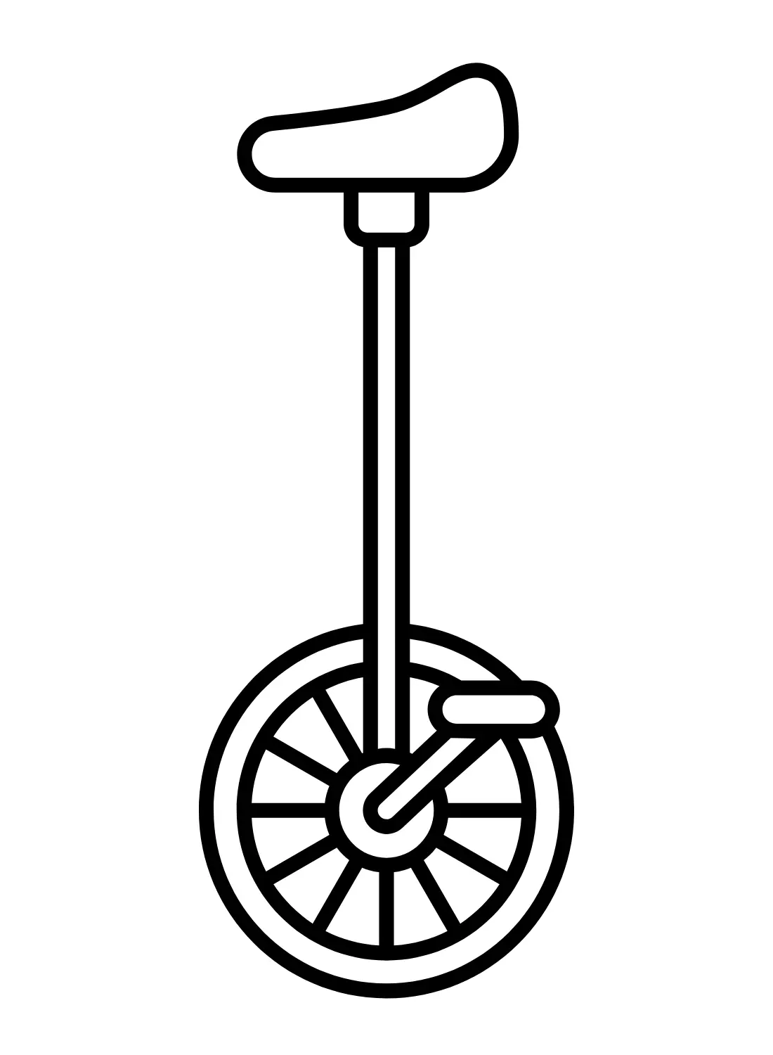 Unicycle Coloring Pages 3