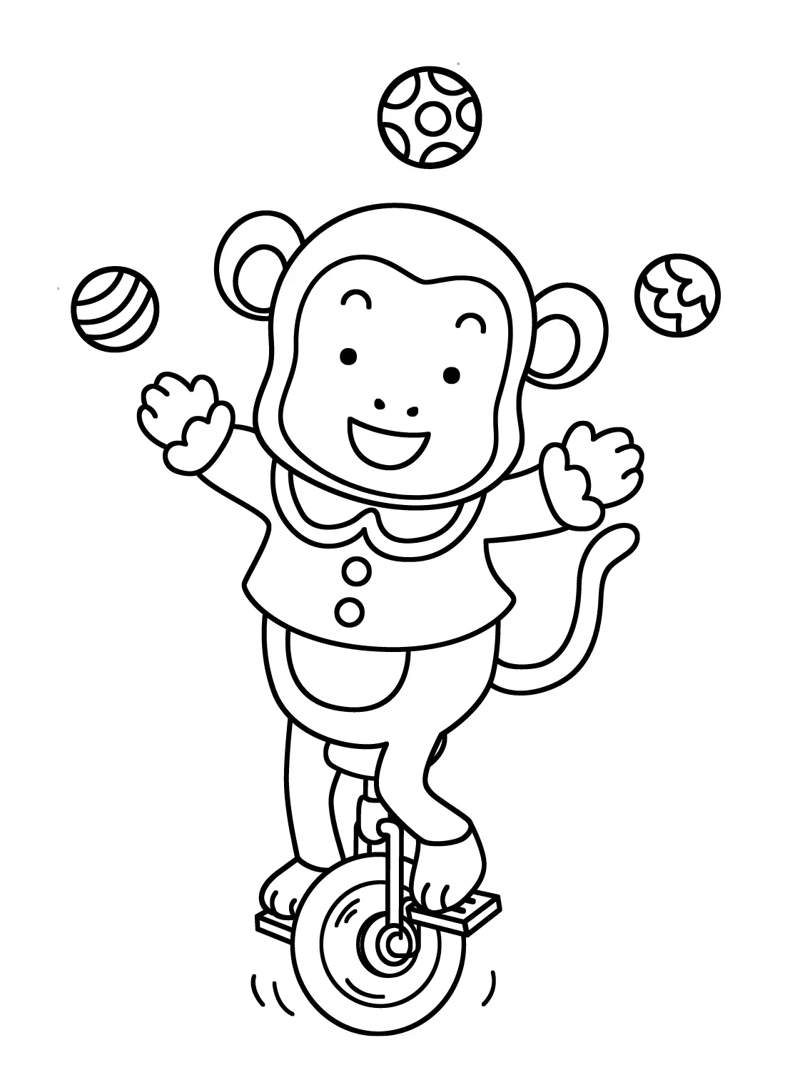 Unicycle Coloring Pages 5