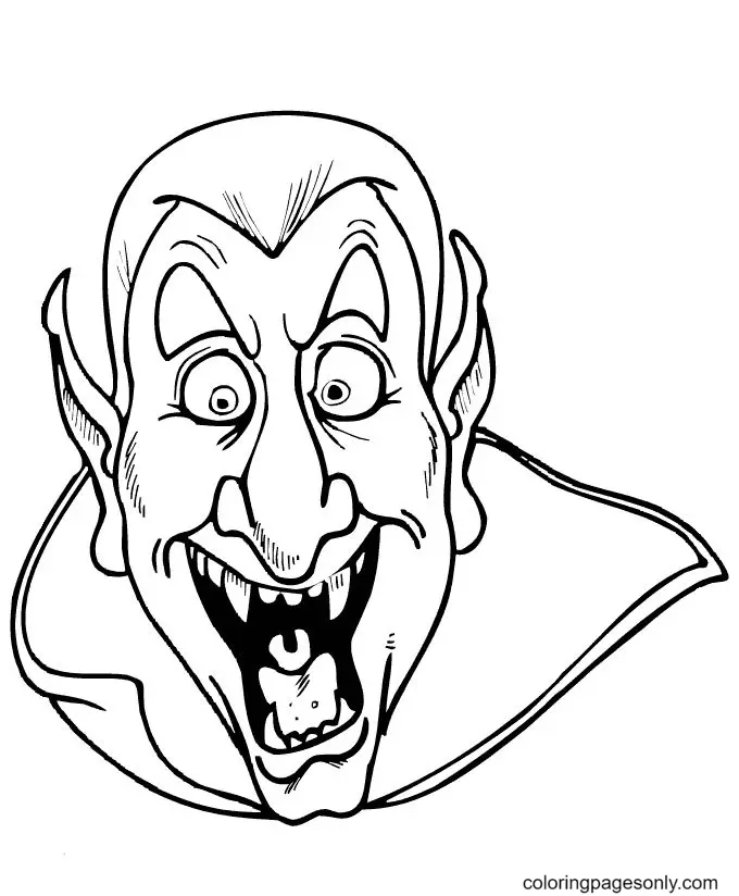 Vampire Coloring Pages 34