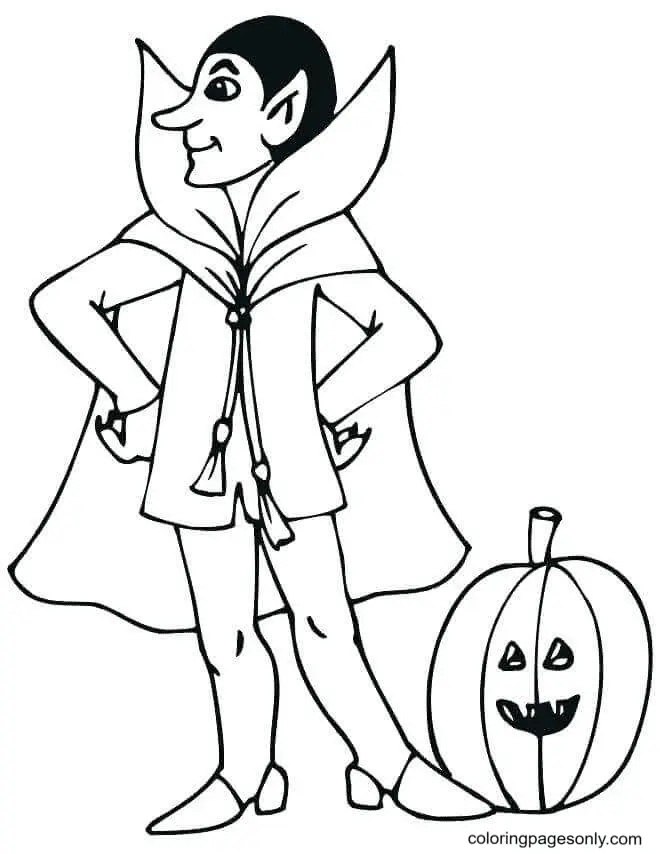 Vampire Coloring Pages 43